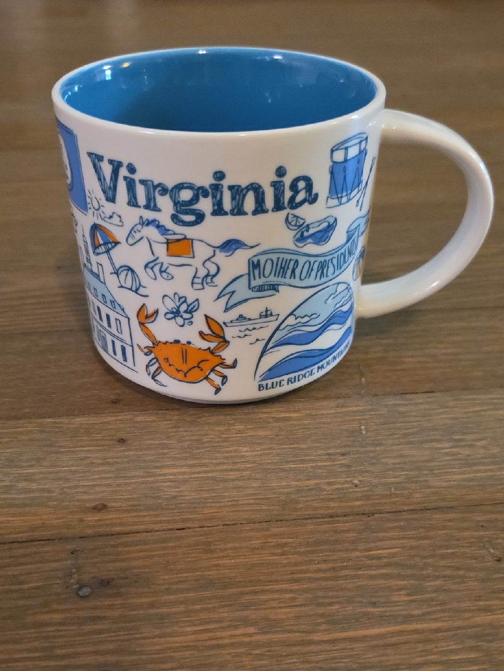 Starbucks Virginia "Been There Series"  Ceramic Mug 14oz